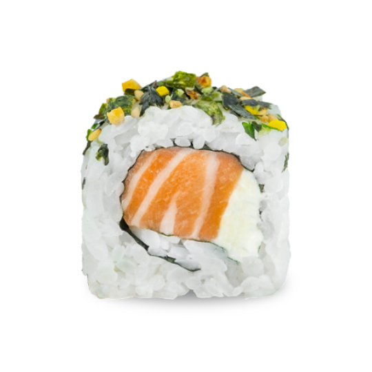 38. Salmon Cream Cheese Uramaki 8 pcs