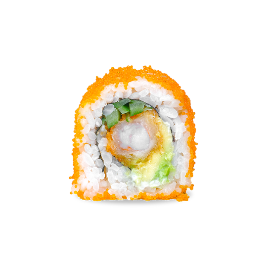 39. Californian Fried Shrimp Uramaki 8 pcs